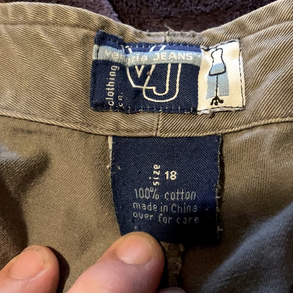 ⭐️REDUCED⭐️VINTAGE Venezia Cotton Khaki Adventure Shorts, 18 (fit like a 16) - Picture 5 of 12